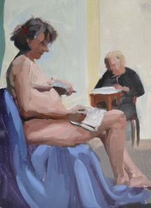 Max Mansbridge West painting titled Sunday Times